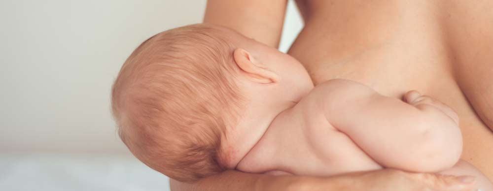 Baby breastfeeding