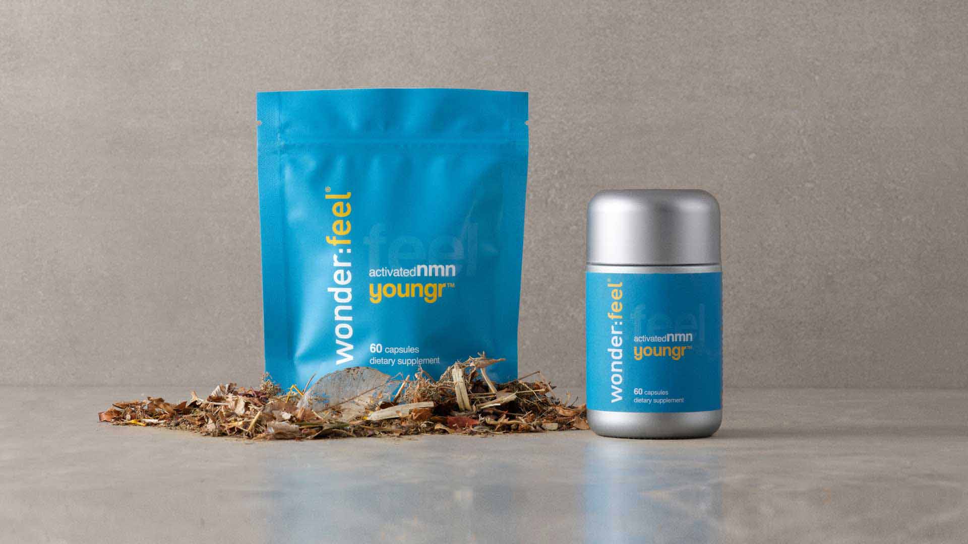 Wonderfeel NMN sustainable refill with bottle