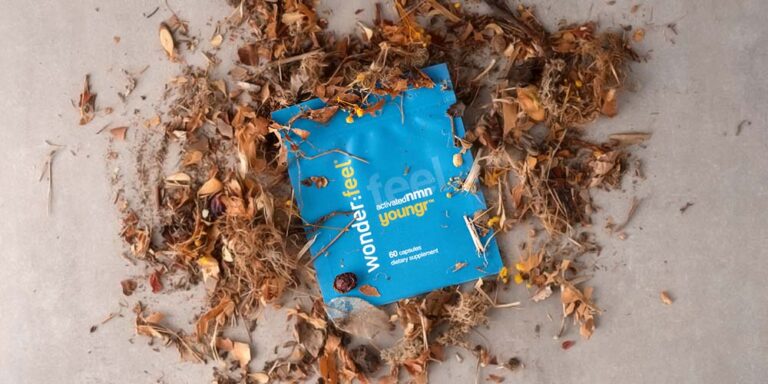 Wonderfeel Youngr™ NMN refill pouch, 100% recyclable and biodegradable